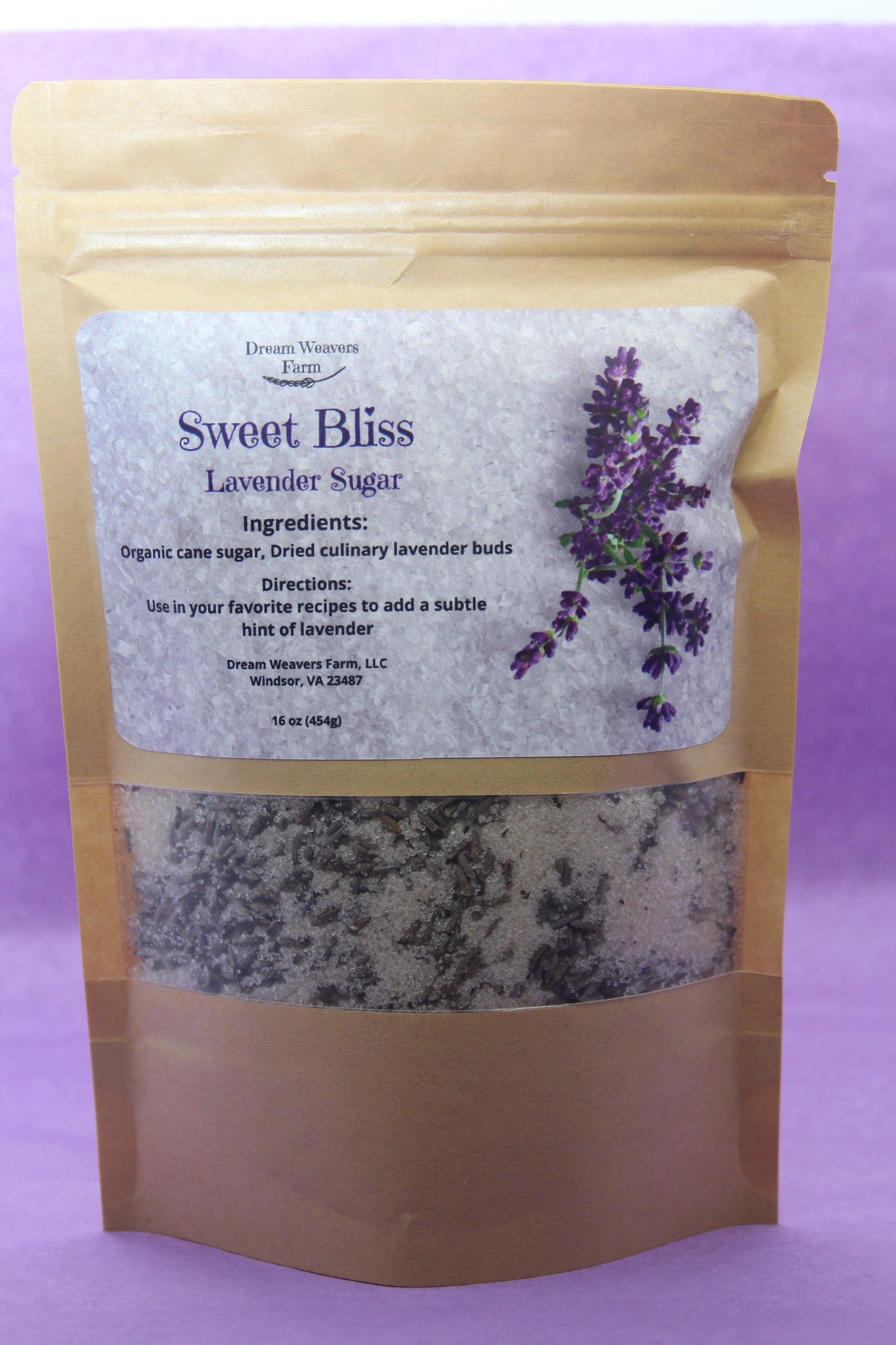 Dried Organic Culinary Lavender